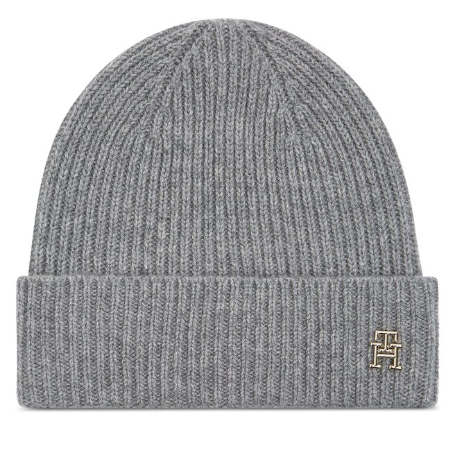 Czapka Tommy Hilfiger Cashmere Chic Beanie - Szary