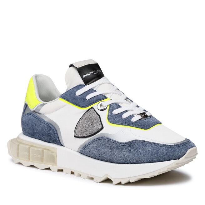Sneakers Philippe Model La Reu Low LRLU WT11 Bleu Jaune Bleu imagine noua gjx.ro