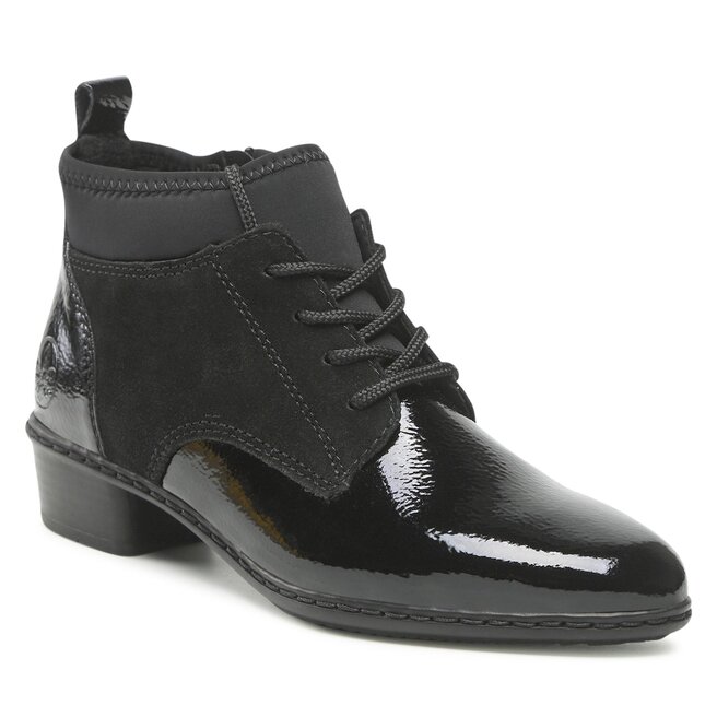 Botine Rieker Y0740-00 Schwarz