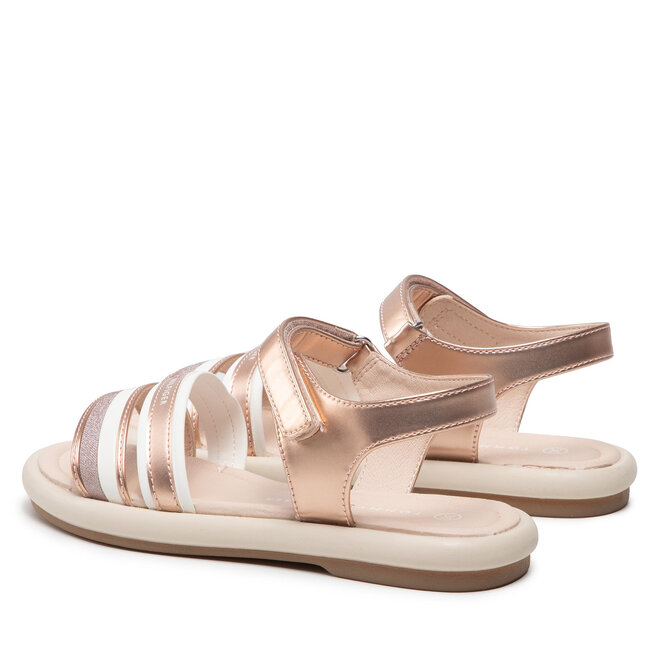 over there In reality Opposition Sandale Tommy Hilfiger Velcro Sandal T3A2-32175-0572 Rose Gold 341 • Www. epantofi.ro