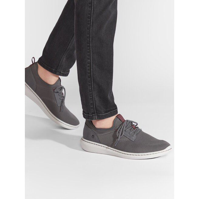 Clarks Сникърси Clarks Step Urban Low 261628847 Grey Textile