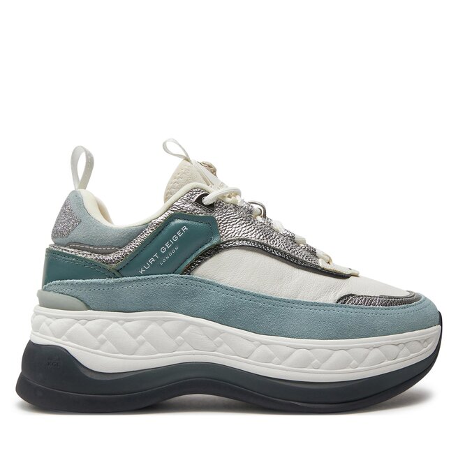 Sneakersy Kurt Geiger Kensington Pump Sneaker - Niebieski