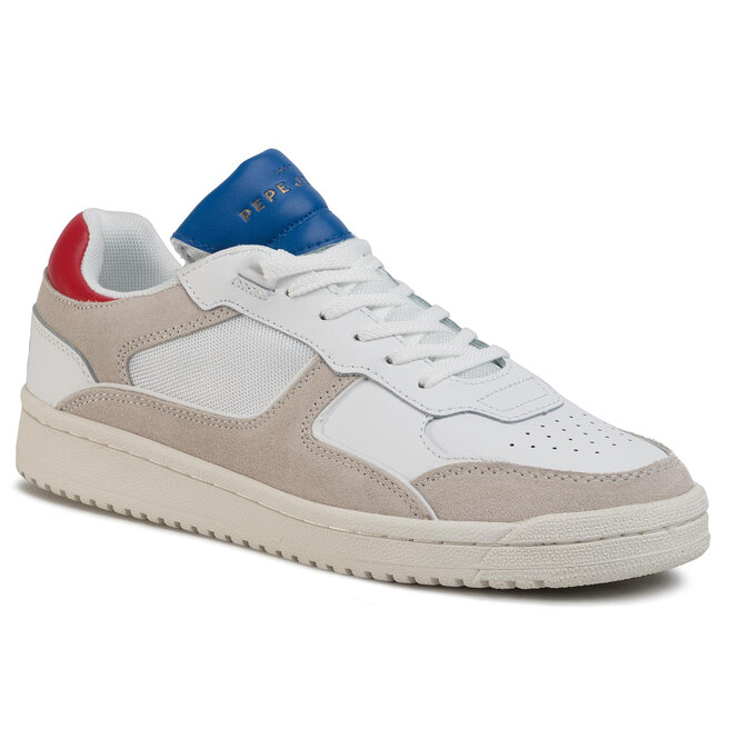 Sneakersy Pepe Jeans Kurt 1973 PMS30597 Biały | eobuwie.com.pl