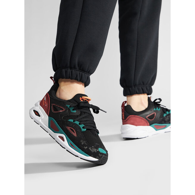 Puma Сникърси Puma TRC Blaze Minecraft Jr 386125 01 Puma Black/Teal Green