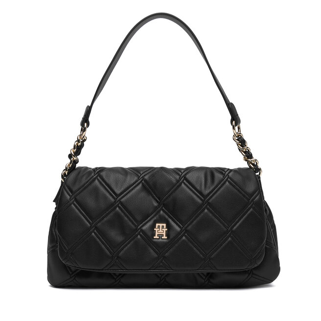 Torebka Tommy Hilfiger Th Feminine Shoulder Bag AW0AW18717 Czarny -