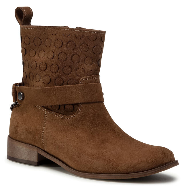 Botine Roberto 2904 Camel Welur