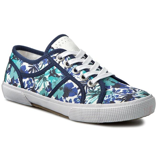 Tennis Marco Tozzi 2 23606 26 Navy Flower 847 chaussures