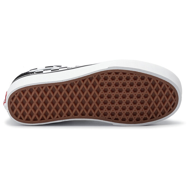 Vans Sneakers aus Stoff Vans Old Skool Platfor VN0A3B3UHRK1 (Checkerboard) Blk/Tr Wht
