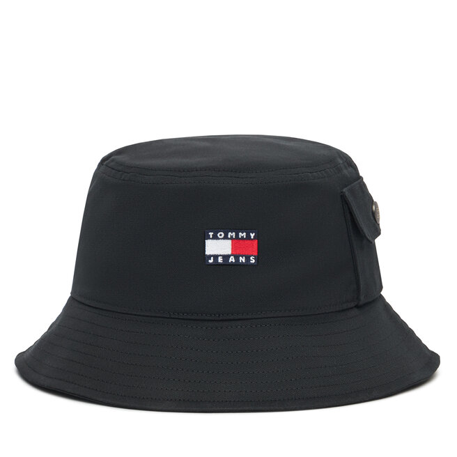 Kapelusz Tommy Jeans Heritage Bucket - Czarny