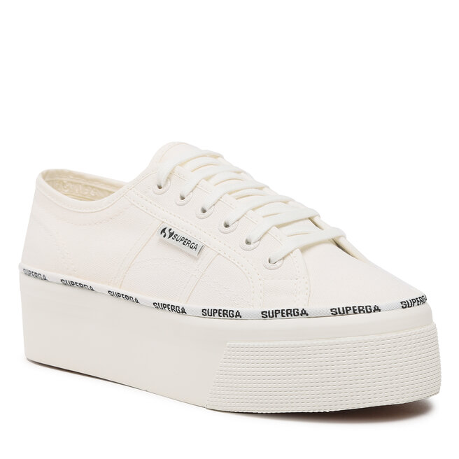 Teniszcip Superga 2790 Logo Piping S3125LW White Avorio Black