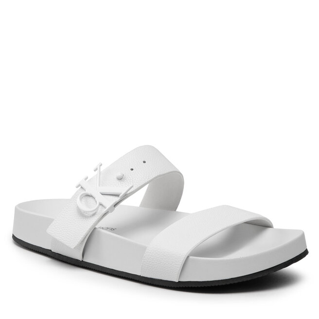 Șlapi Calvin Klein Jeans Comfort Sandal 2 YW0YW00598 Bright White YAF