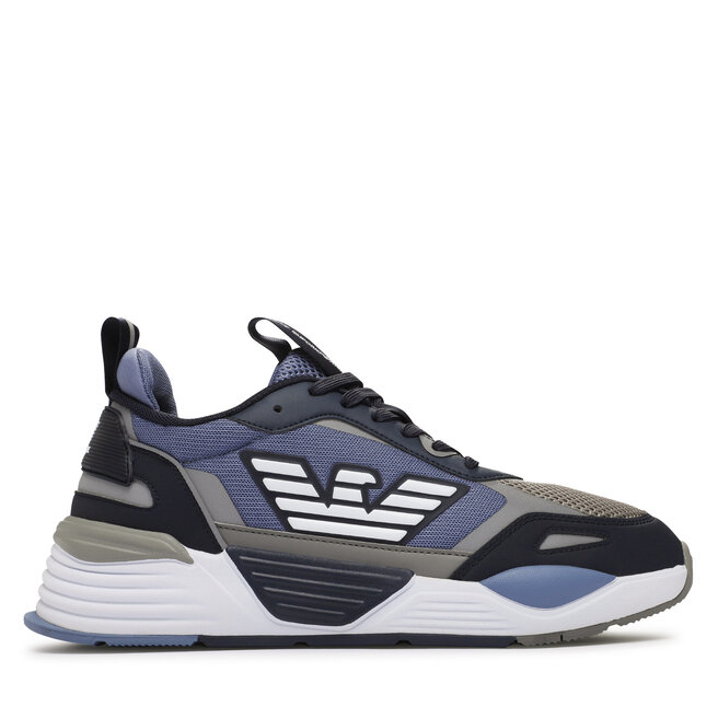 EA7 Emporio Armani Сникърси EA7 Emporio Armani X8X070 XK165 S917 Blk Iris+C.Blue+G.Fl