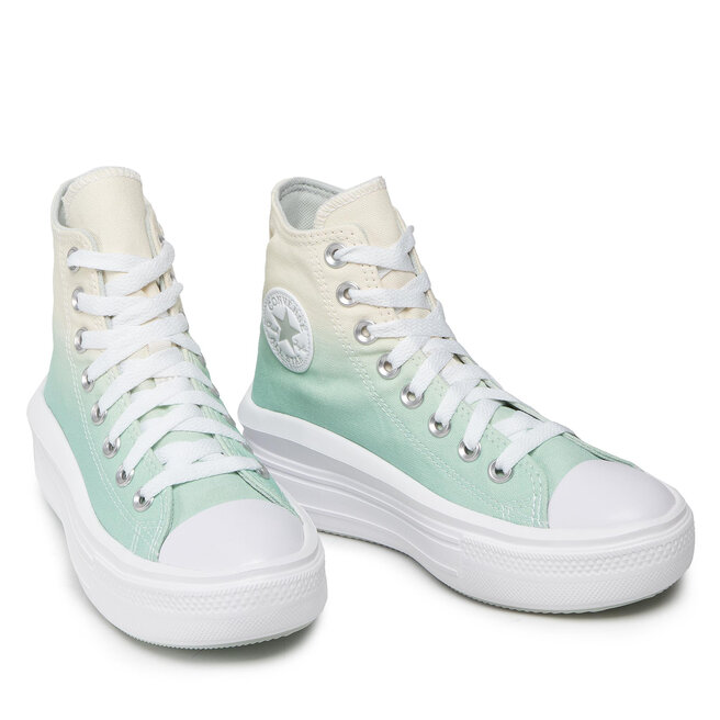 Converse Кецове Converse Ctas Move Hi 572898C Egret/Light Dew/White
