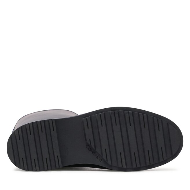 Calvin Klein Cizme de cauciuc Calvin Klein Rain Boot Knee W/Flc HW0HW01265 Ck Black BAX