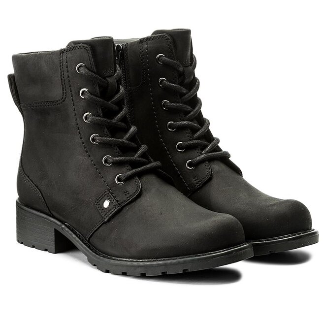 Clarks orinoco spice black leather sales