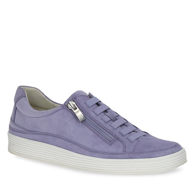 Caprice Sneakersy Caprice 9-23755-20 Lavender Suede 529