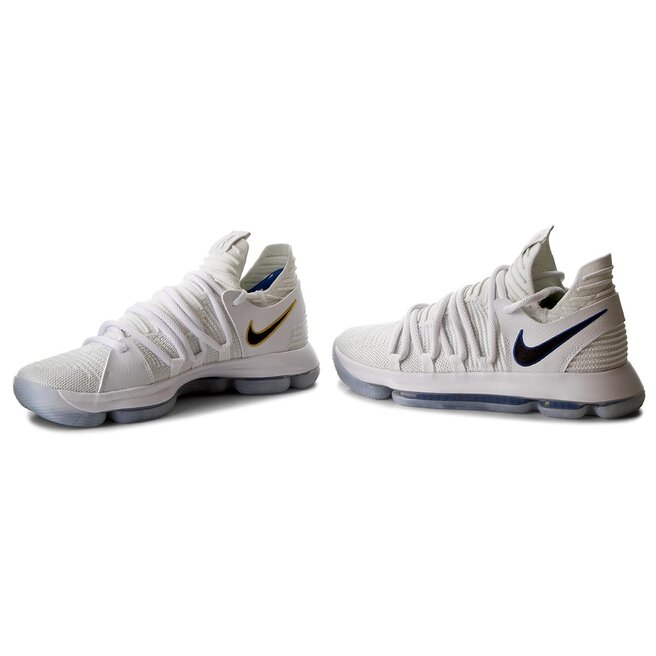 Scarpe Nike Zoom KD10 897815 101 White Game Royal escarpe