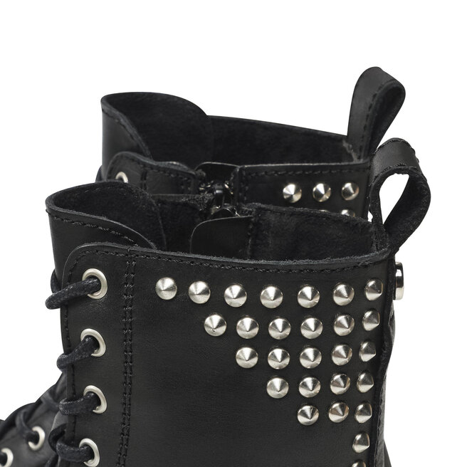 steve madden tornado black leather
