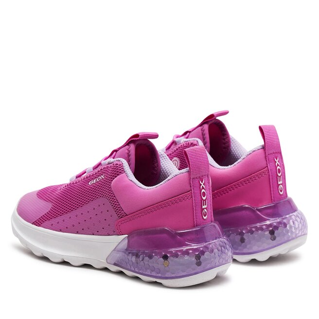 Scarpe Da Ginnastica Geox Modello J Activart Illuminus Colore Rosa - 9