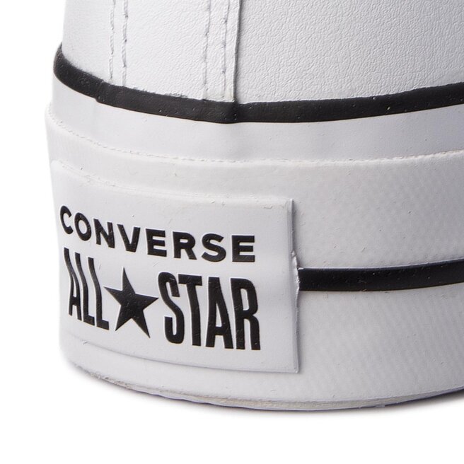 Converse Кецове Converse Ctas Lift Clean Ox 561680C White/Black/White