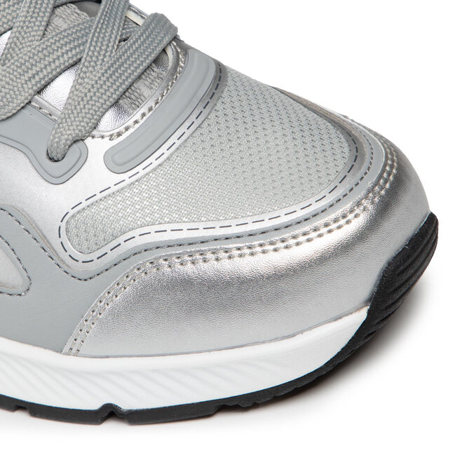 Ladies silver skechers online