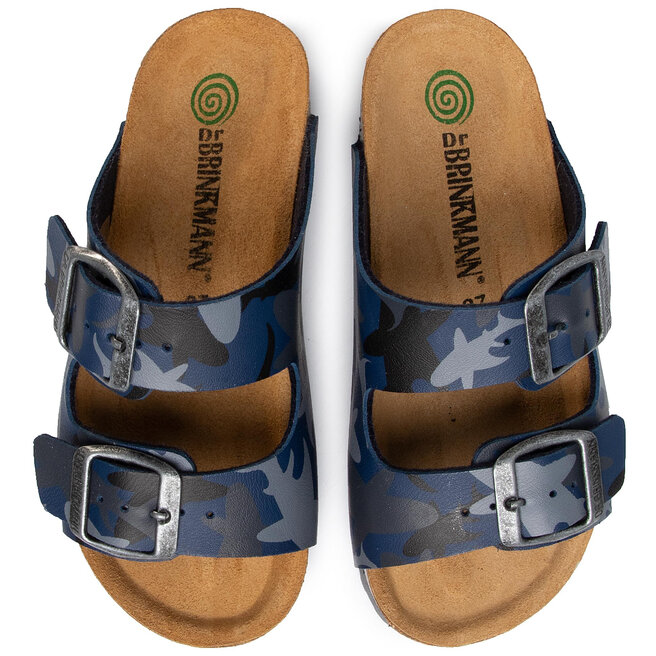 Dr. Brinkmann Papucs Dr. Brinkmann 500298 S Navy/Shark 5
