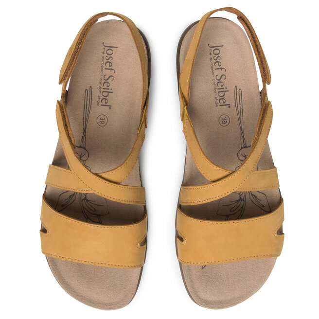 Josef Seibel Betsy Sandalen voor dames, Zwart Schwarz, 35 EU
