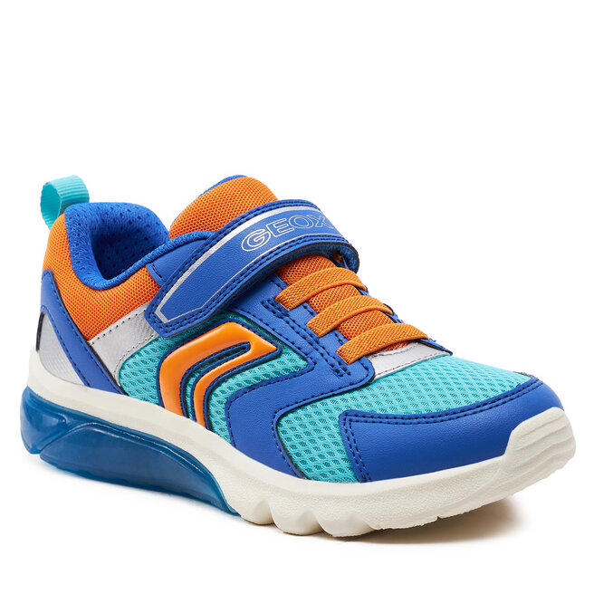 Sneakers Geox J Ciberdron Boy J45LBC 01454 C0796 D Lt Blue Royal