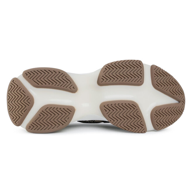 steve madden maximus chunky trainer in tan snake