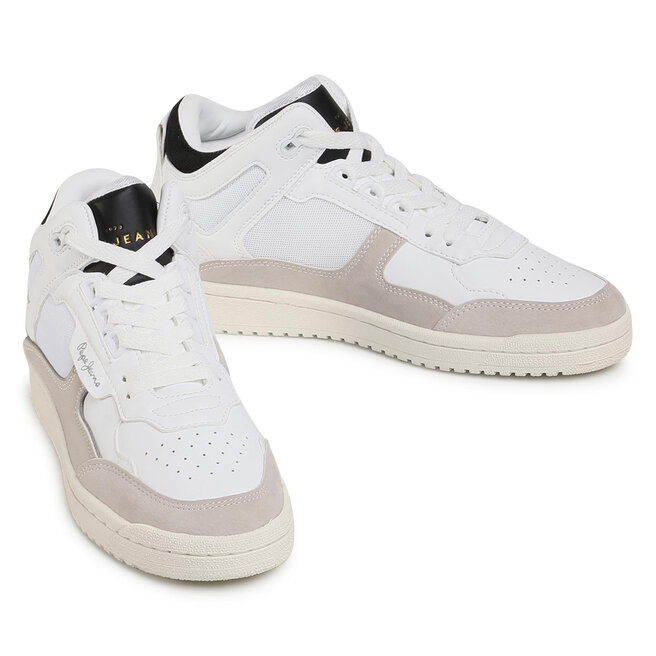 Sneakers Pepe Jeans Kurt Basket White PMS30683 White 800 eschuhe.de