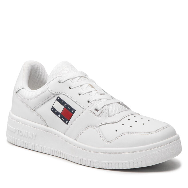Tommy Jeans Сникърси Tommy Jeans Retro Basket EN0EN01723 White YBR