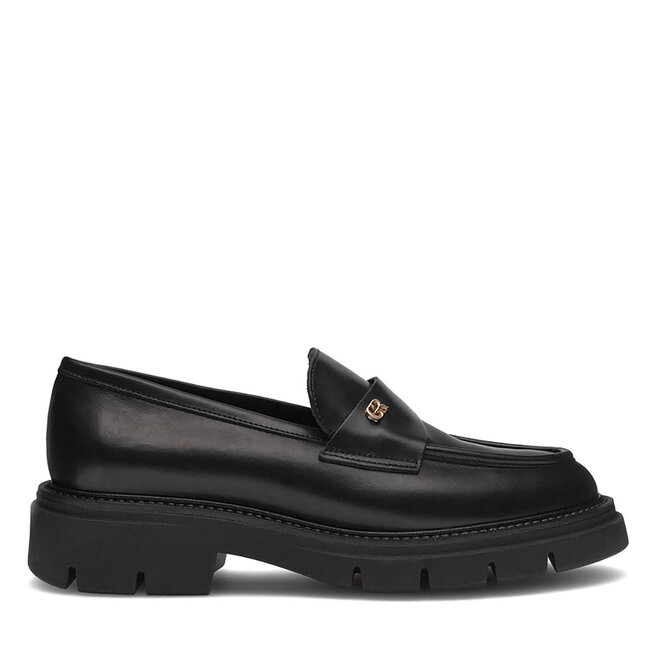 Loafersy GINO ROSSI GRACE-I23-26372PE Czarny - kobiece