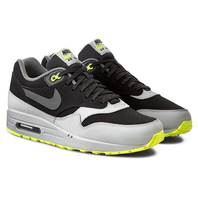 condón Hambre acceso Zapatos Nike Nike Air Max 1 Ltr 654466 007 Black/Dark Grey/Silver/Volt •  Www.zapatos.es