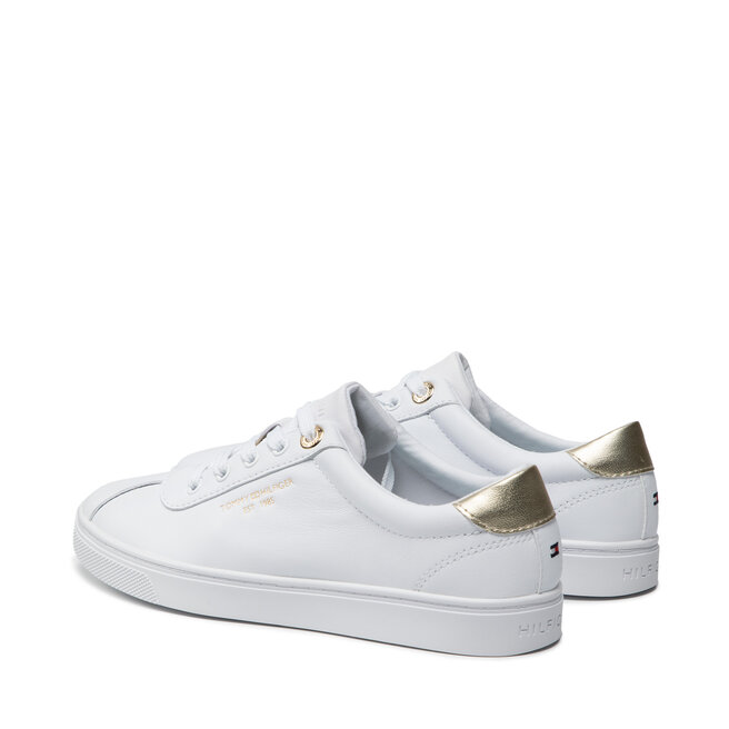 Tommy Hilfiger Sneakers Tommy Hilfiger Court Leather Sneaker FW0FW05795 White YBR