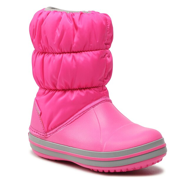Śniegowce Crocs Winter Puff Boot Kids - Różowy