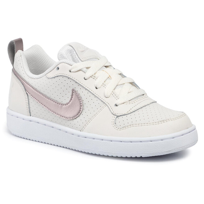 Chaussures Nike Court Borough Low GS 845104 007 Phantom Mtlc Red