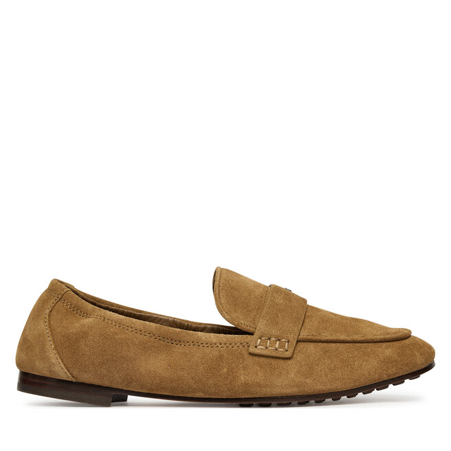 Lordsy Tory Burch Baller Loafe 179145 Brązowy - kobiece