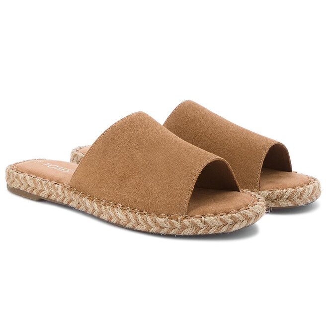 Espadrilles Toms Clarita 10011826 Toffee Suede chaussures