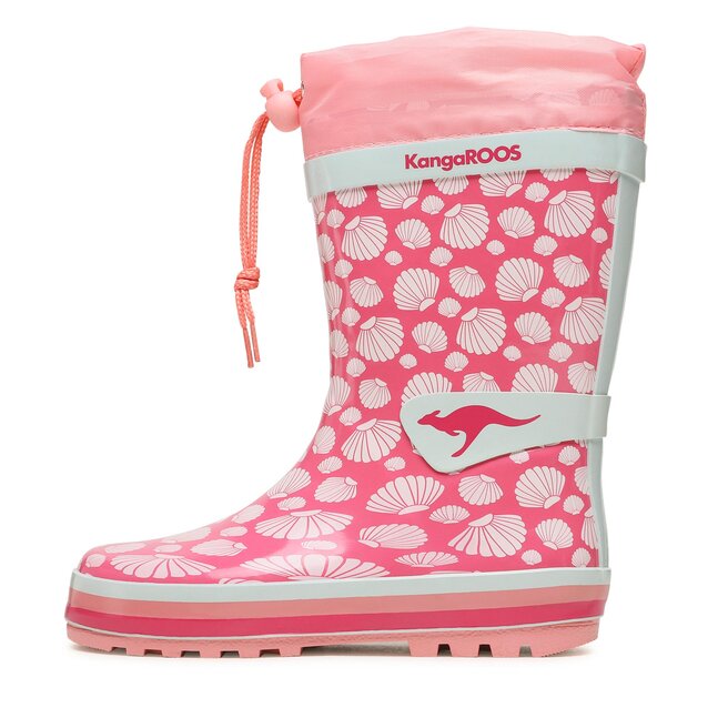 KangaRoos Gumicsizma KangaRoos K-Summerrain 18736 000 6370 Daisy Pink/Shell