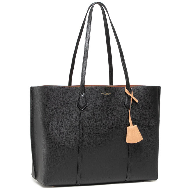 Torebka Tory Burch Perry Triple-Compartment Tote - Czarny