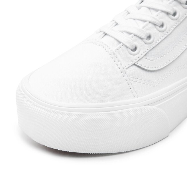 Sneakers aus Stoff Vans Old Skool Stacked VN0A7Q5MW001 True White