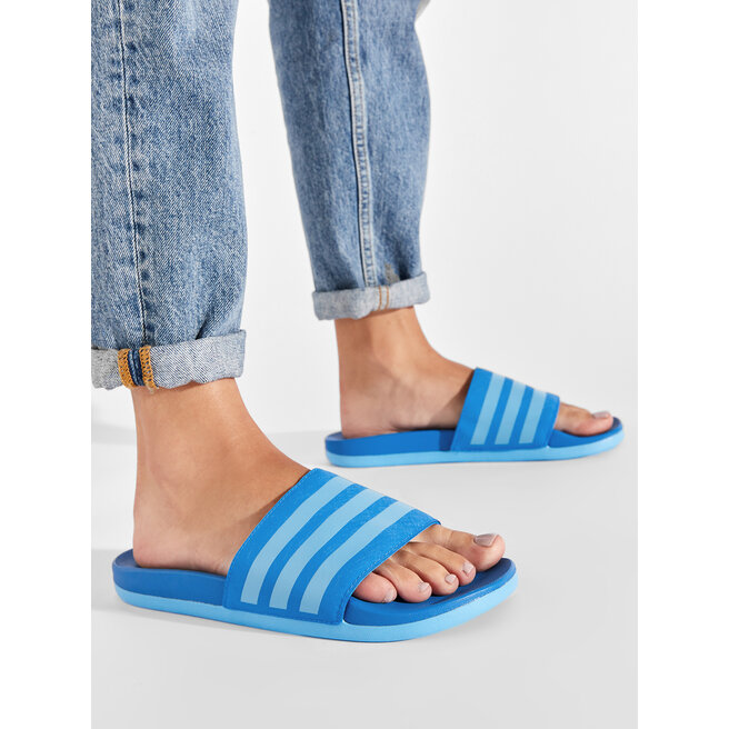 adidas Șlapi adidas Adilette Comfort K GV7879 Blue Rush/Sky Rush/Blue Rush