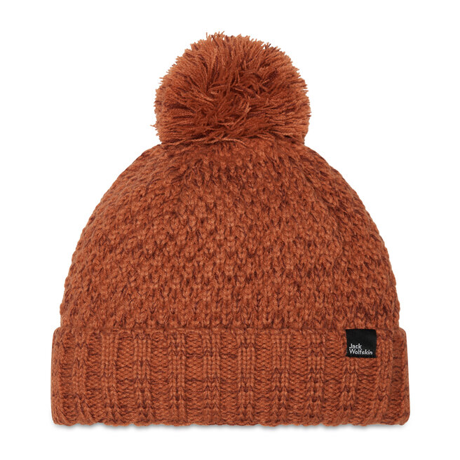 Czapka Jack Wolfskin Highloft Knit - Pomarańczowy