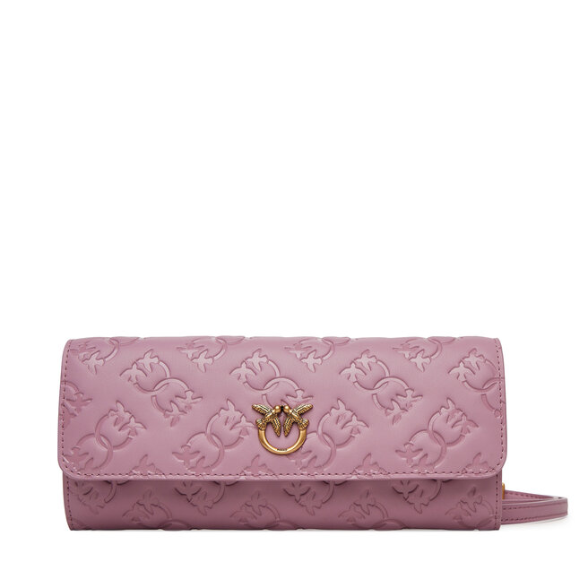 Duży Portfel Damski PINKO Love Tiny Birds Wallet C 103765 - Fioletowy