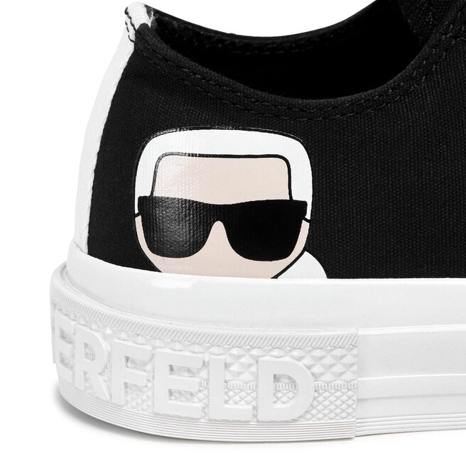 KARL LAGERFELD Кецове KARL LAGERFELD KL60310 Black Canvas