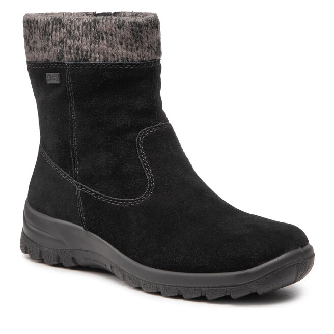 Botine Rieker L7165-00 Schwarz