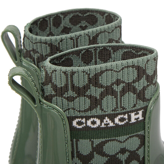 Coach Cizme de cauciuc Coach Rivington Rubber G5254 Green