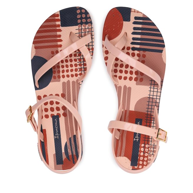Ipanema Animal Print Vi Flip Flop in Blue
