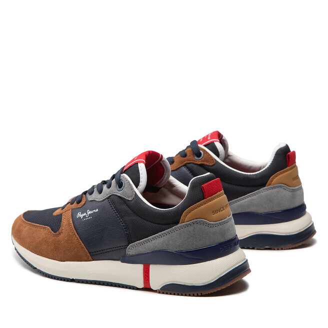 Pepe Jeans Sneakersy Pepe Jeans London Pro Basic 22 PMS30864 Cognac 879