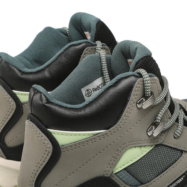 Timberland Trekingová obuv Timberland Lincoln Pk Lite Mid TB0A29MK1101 Md Grey Lthr W Grn